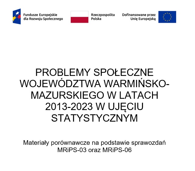 Plakat zawierający informacje o tytule publikacji z umieszczonymi logotypami dot. finansowania przedsięwzięcia ze środków europejskich